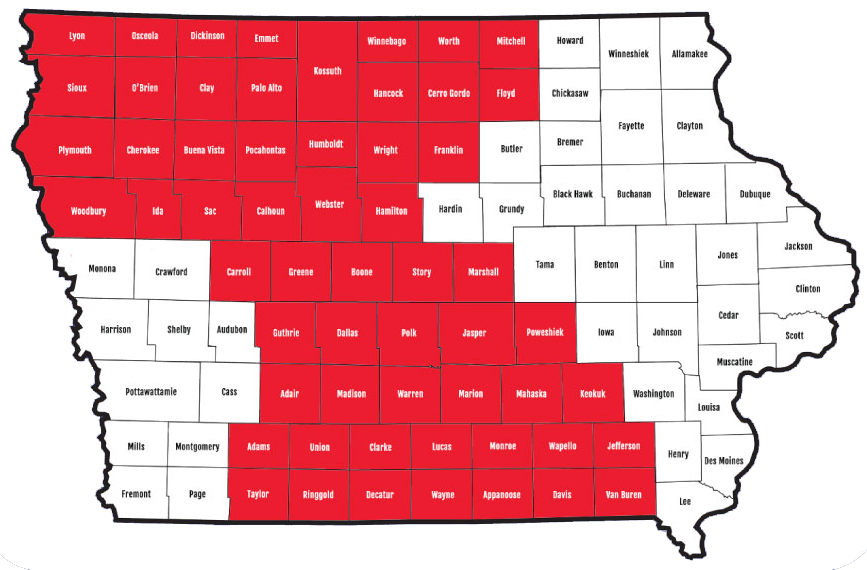 Plumbers 33 Jurisdiction Map